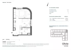 2 pokoje, apartament inwestycyjny 35,85 m², piętro 1, oferta nr 1.10, Olivia Pulse, Gdańsk, Oliwa, ul. Grunwaldzka