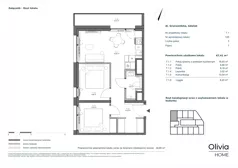 3 pokoje, apartament inwestycyjny 47,41 m², piętro 7, oferta nr 7.1, Olivia Pulse, Gdańsk, Oliwa, ul. Grunwaldzka