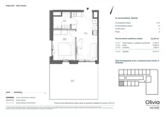 2 pokoje, apartament inwestycyjny 32,25 m², parter, oferta nr 0.13, Olivia Pulse, Gdańsk, Oliwa, ul. Grunwaldzka
