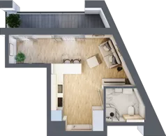 1 pokój, mieszkanie 26,66 m², piętro 5, oferta nr 50, Lipowa 45, Łódź, Polesie, Stare Polesie, ul. Lipowa 45