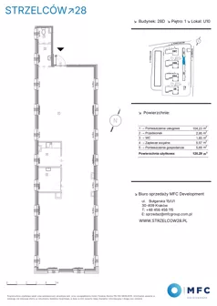 Lokal użytkowy 120,29 m², oferta nr U.10, Strzelców 28 - lokale usługowe, Kraków, Prądnik Czerwony, ul. Strzelców 28
