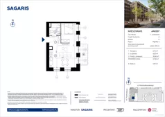 1 pokój, mieszkanie 37,38 m², piętro 2, oferta nr AA0207, Niedziałkowskiego Park, Poznań, Wilda, ul. Niedziałkowskiego Park