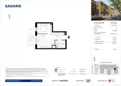 1 pokój, mieszkanie 32,46 m², parter, oferta nr BC0001, Niedziałkowskiego Park, Poznań, Wilda, ul. Niedziałkowskiego Park