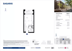 1 pokój, mieszkanie 26,78 m², piętro 1, oferta nr BB0111, Niedziałkowskiego Park, Poznań, Wilda, ul. Niedziałkowskiego Park