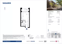 1 pokój, mieszkanie 25,86 m², piętro 1, oferta nr BB0113, Niedziałkowskiego Park, Poznań, Wilda, ul. Niedziałkowskiego Park