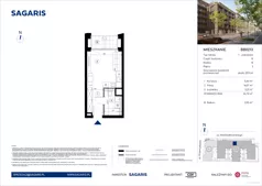 1 pokój, mieszkanie 26,74 m², piętro 2, oferta nr BB0213, Niedziałkowskiego Park, Poznań, Wilda, ul. Niedziałkowskiego Park