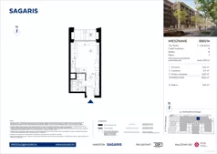 1 pokój, mieszkanie 25,86 m², piętro 2, oferta nr BB0214, Niedziałkowskiego Park, Poznań, Wilda, ul. Niedziałkowskiego Park