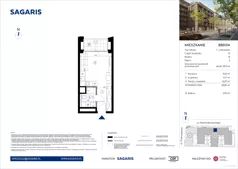 1 pokój, mieszkanie 25,86 m², piętro 3, oferta nr BB0314, Niedziałkowskiego Park, Poznań, Wilda, ul. Niedziałkowskiego Park