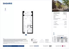 1 pokój, mieszkanie 26,74 m², piętro 4, oferta nr BB0413, Niedziałkowskiego Park, Poznań, Wilda, ul. Niedziałkowskiego Park