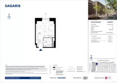1 pokój, mieszkanie 28,72 m², parter, oferta nr AA0003, Niedziałkowskiego Park, Poznań, Wilda, ul. Niedziałkowskiego Park