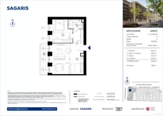 2 pokoje, mieszkanie 55,04 m², piętro 1, oferta nr AA0112, Niedziałkowskiego Park, Poznań, Wilda, ul. Niedziałkowskiego Park