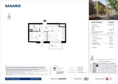 2 pokoje, mieszkanie 35,58 m², piętro 3, oferta nr AA0302, Niedziałkowskiego Park, Poznań, Wilda, ul. Niedziałkowskiego Park