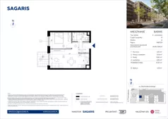 2 pokoje, mieszkanie 41,49 m², parter, oferta nr BA0005, Niedziałkowskiego Park, Poznań, Wilda, ul. Niedziałkowskiego Park