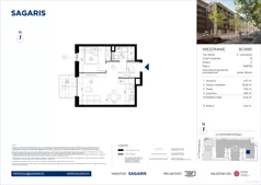 2 pokoje, mieszkanie 41,18 m², parter, oferta nr BC0002, Niedziałkowskiego Park, Poznań, Wilda, ul. Niedziałkowskiego Park