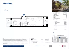2 pokoje, mieszkanie 47,22 m², piętro 1, oferta nr BA0112, Niedziałkowskiego Park, Poznań, Wilda, ul. Niedziałkowskiego Park