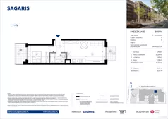 2 pokoje, mieszkanie 47,22 m², piętro 1, oferta nr BB0116, Niedziałkowskiego Park, Poznań, Wilda, ul. Niedziałkowskiego Park