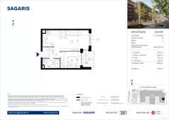 2 pokoje, mieszkanie 46,50 m², piętro 1, oferta nr BC0105, Niedziałkowskiego Park, Poznań, Wilda, ul. Niedziałkowskiego Park