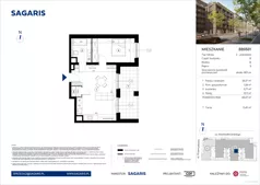 2 pokoje, mieszkanie 48,47 m², piętro 5, oferta nr BB0501, Niedziałkowskiego Park, Poznań, Wilda, ul. Niedziałkowskiego Park