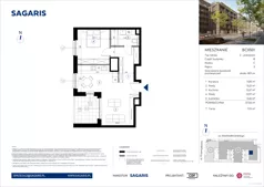 2 pokoje, mieszkanie 57,56 m², piętro 5, oferta nr BC0501, Niedziałkowskiego Park, Poznań, Wilda, ul. Niedziałkowskiego Park