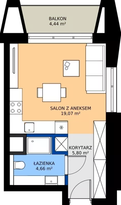 1 pokój, mieszkanie 29,56 m², piętro 3, oferta nr BC0308, Niedziałkowskiego Park, Poznań, Wilda, ul. Niedziałkowskiego Park