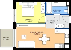2 pokoje, mieszkanie 43,30 m², parter, oferta nr BB0005, Niedziałkowskiego Park, Poznań, Wilda, ul. Niedziałkowskiego Park