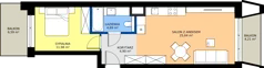 2 pokoje, mieszkanie 47,22 m², piętro 3, oferta nr BC0311, Niedziałkowskiego Park, Poznań, Wilda, ul. Niedziałkowskiego Park