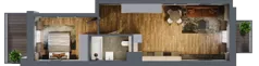 2 pokoje, mieszkanie 47,22 m², piętro 1, oferta nr BB0116, Niedziałkowskiego Park, Poznań, Wilda, ul. Niedziałkowskiego Park
