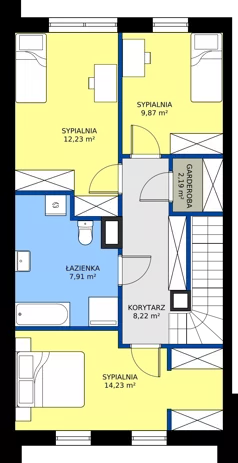 Dom 101,92 m², oferta nr 19_2, Osada Nadolicka 3, Nadolice Małe, ul. Wrocławska