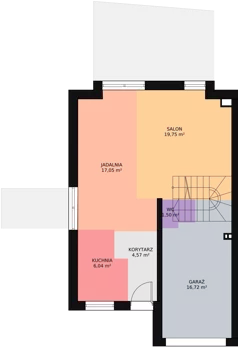 Dom 125,00 m², oferta nr 7A, Wzgórze Witosa, Tarnowskie Góry, Repty Śląskie, ul. Witosa 78
