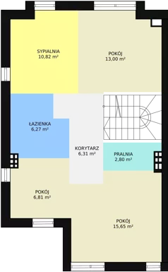 Dom 125,00 m², oferta nr 7A, Wzgórze Witosa, Tarnowskie Góry, Repty Śląskie, ul. Witosa 78