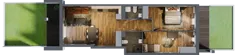 3 pokoje, mieszkanie 65,10 m², parter, oferta nr 81, Osiedle na Górnej etap V, Kielce, Nowy Folwark, ul. Zbożowa