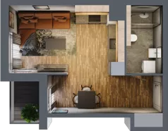 1 pokój, mieszkanie 28,65 m², piętro 8, oferta nr 80, Osiedle na Górnej etap V, Kielce, Nowy Folwark, ul. Zbożowa