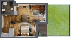 2 pokoje, mieszkanie 38,09 m², piętro 5, oferta nr 46, Osiedle na Górnej etap V, Kielce, Nowy Folwark, ul. Zbożowa