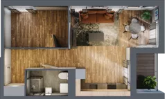 1 pokój, mieszkanie 43,28 m², piętro 5, oferta nr 42, Osiedle na Górnej etap V, Kielce, Nowy Folwark, ul. Zbożowa