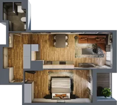 2 pokoje, mieszkanie 48,84 m², piętro 5, oferta nr 108, Osiedle na Górnej etap V, Kielce, Nowy Folwark, ul. Zbożowa