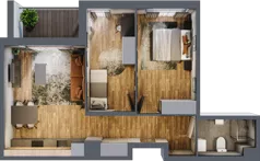3 pokoje, mieszkanie 54,15 m², piętro 3, oferta nr 31, Osiedle na Górnej etap V, Kielce, Nowy Folwark, ul. Zbożowa