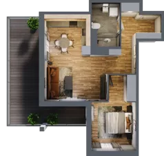 2 pokoje, mieszkanie 49,72 m², piętro 6, oferta nr 115, Osiedle na Górnej etap V, Kielce, Nowy Folwark, ul. Zbożowa