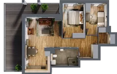 3 pokoje, mieszkanie 63,01 m², piętro 6, oferta nr 116, Osiedle na Górnej etap V, Kielce, Nowy Folwark, ul. Zbożowa