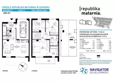 Dom 113,00 m², oferta nr 21A, Osiedle Republika Matarnia etap II, Gdańsk, Matarnia, ul. Ikara