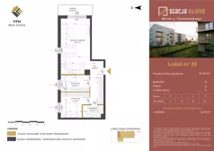 3 pokoje, mieszkanie 67,34 m², piętro 3, oferta nr 38, Stacja Błonie Etap II, Błonie, ul. Nowakowskiego