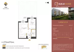 2 pokoje, mieszkanie 42,07 m², piętro 3, oferta nr 42, Stacja Błonie Etap II, Błonie, ul. Nowakowskiego