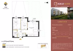 3 pokoje, mieszkanie 67,38 m², parter, oferta nr 8, Stacja Błonie Etap II, Błonie, ul. Nowakowskiego