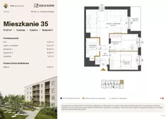 3 pokoje, mieszkanie 51,32 m², piętro 2, oferta nr 35, Stacja Błonie Etap III, Błonie, ul. Nowakowskiego
