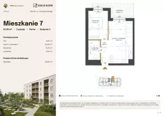 2 pokoje, mieszkanie 40,06 m², piętro 3, oferta nr 51, Stacja Błonie Etap III, Błonie, ul. Nowakowskiego