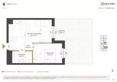 2 pokoje, mieszkanie 40,06 m², piętro 2, oferta nr 38, Stacja Błonie Etap III, Błonie, ul. Nowakowskiego
