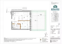 2 pokoje, mieszkanie 31,65 m², piętro 4, oferta nr L1-55, Park Leśny Rembertów - L1 L2, Warszawa, Rembertów, ul. Chełmżyńska 198