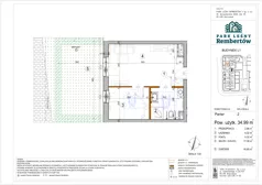 2 pokoje, mieszkanie 34,99 m², parter, oferta nr L1-2, Park Leśny Rembertów - L1 L2, Warszawa, Rembertów, ul. Chełmżyńska