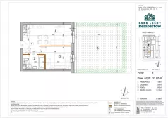 2 pokoje, mieszkanie 31,65 m², parter, oferta nr L1-8, Park Leśny Rembertów - L1 L2, Warszawa, Rembertów, ul. Chełmżyńska