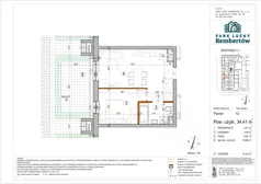 2 pokoje, mieszkanie 34,41 m², parter, oferta nr L1-12, Park Leśny Rembertów - L1 L2, Warszawa, Rembertów, ul. Chełmżyńska