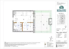 2 pokoje, mieszkanie 31,66 m², piętro 1, oferta nr L1-15, Park Leśny Rembertów - L1 L2, Warszawa, Rembertów, ul. Chełmżyńska